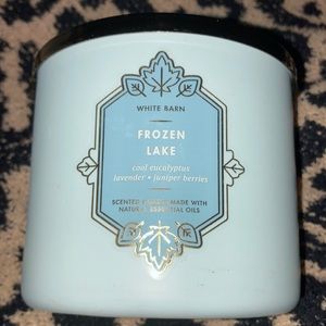White Barn 3 wick Candle in Frozen Lake